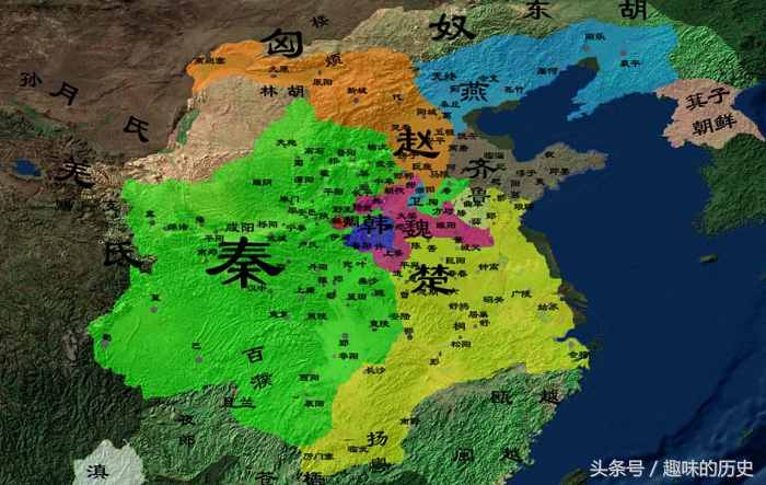 对应战国七雄的历史和地图，看看你属于七国中的哪一国？ 第7张