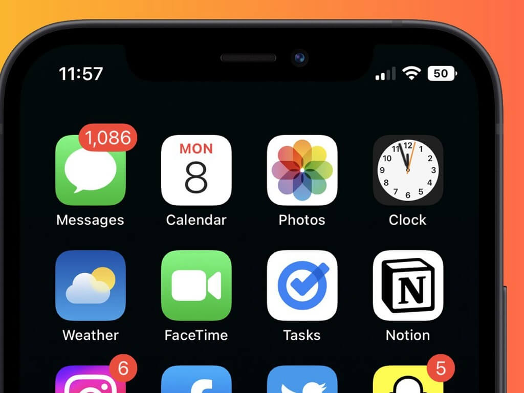 苹果iOS 16 Beta更新，iPhone电量百分比回来了！ 第1张