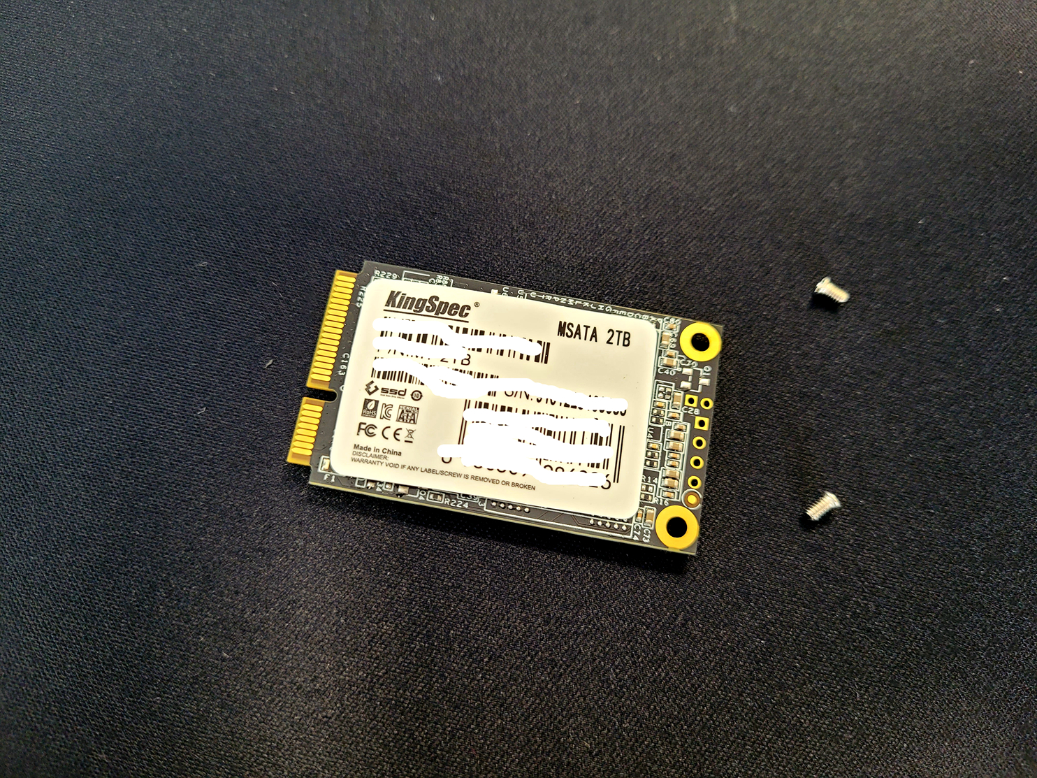 14年固态品牌工厂金胜维出品，2TB mSATA SSD上手体验 第3张