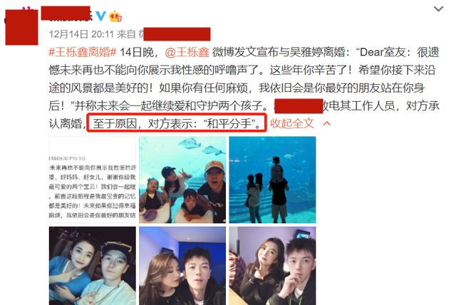 王栎鑫宣布和吴雅婷离婚，知情人曝离婚原因：女方家暴男方 第21张