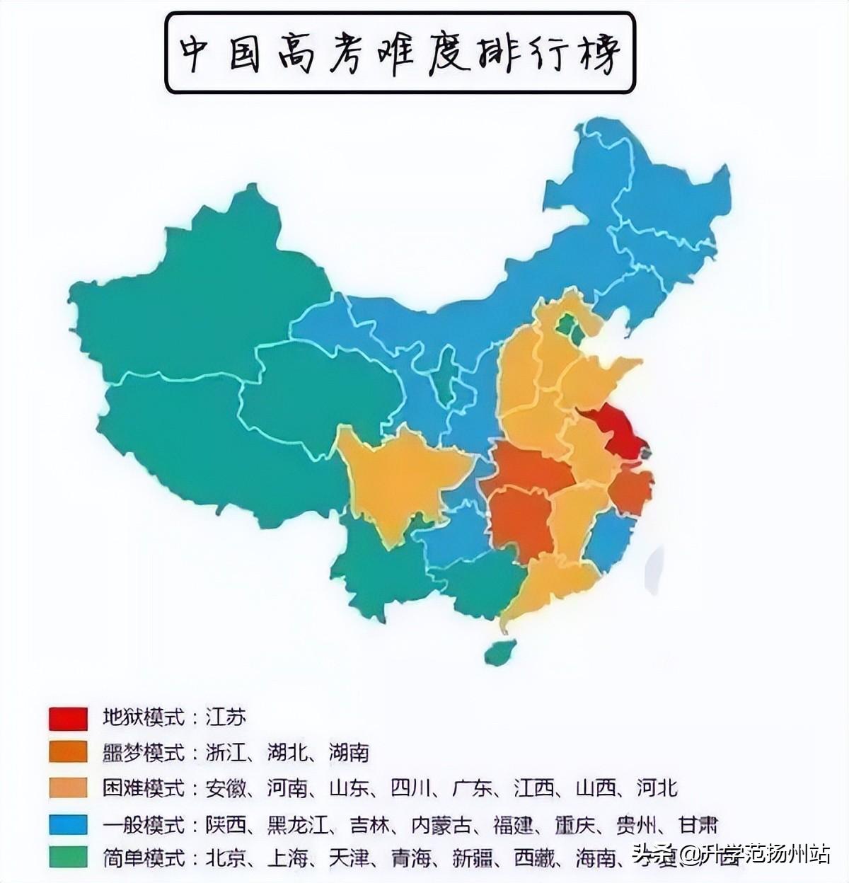 31个省份上大学哪个最难？附：高考最难的省份排名 第3张